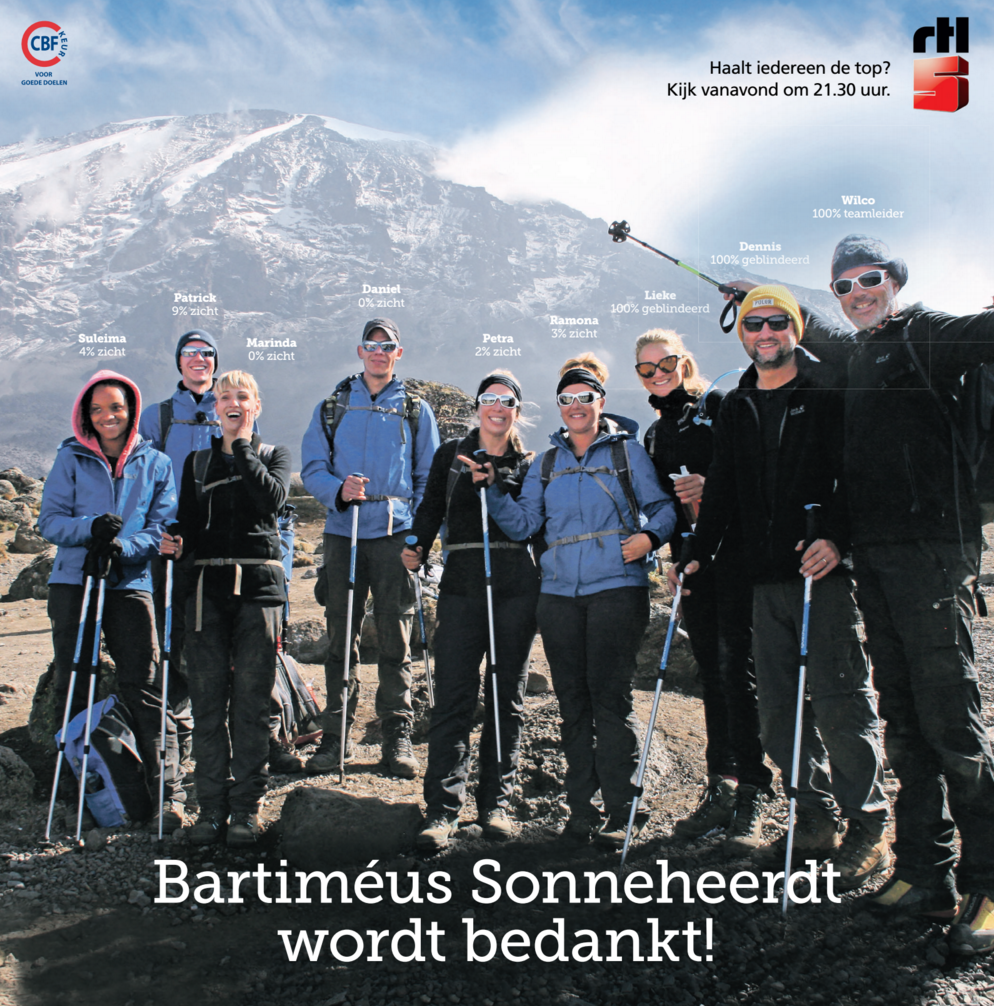 Blind naar de Top